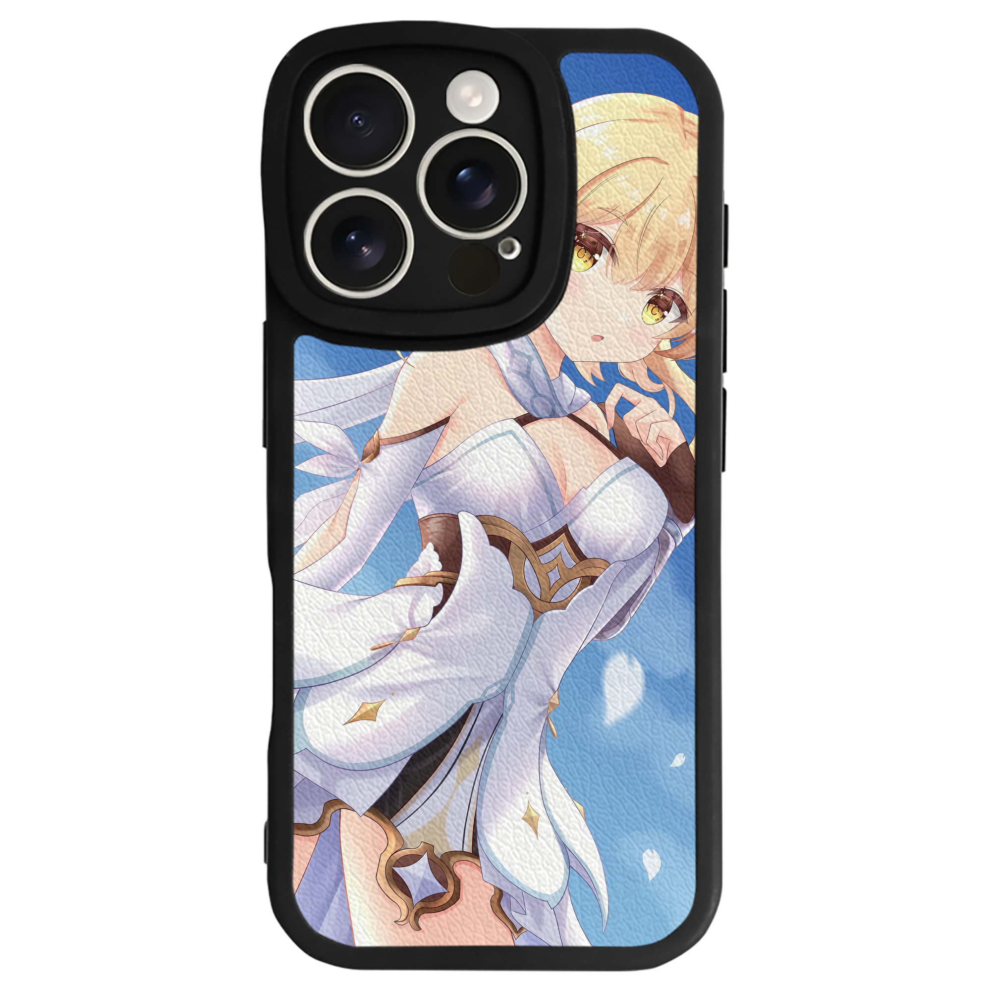 げんし神 genshin 【iPhone 16シリーズ対応】シリコンスマホケース（レザー調） 材質：シリコン